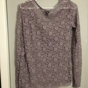 Rue 21 purple lace top